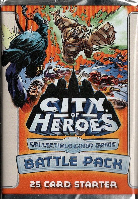 Afbeelding van het spel City of Heroes CCG Battle pack
