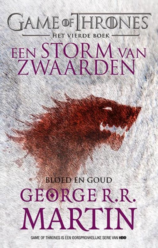 Game of Thrones 4 - Een storm van zwaarden Bloed en goud - cover