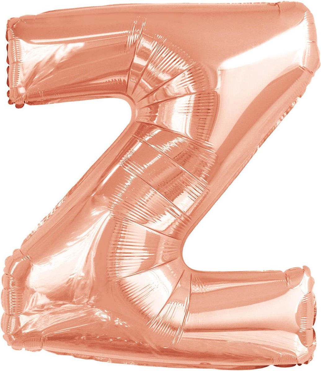 Amscan Folieballon Letter Z 114 X 84 Cm Roségoud