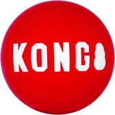 Kong Apporteerbal Signature Balls 6,5 Cm Rood 2 Stuks