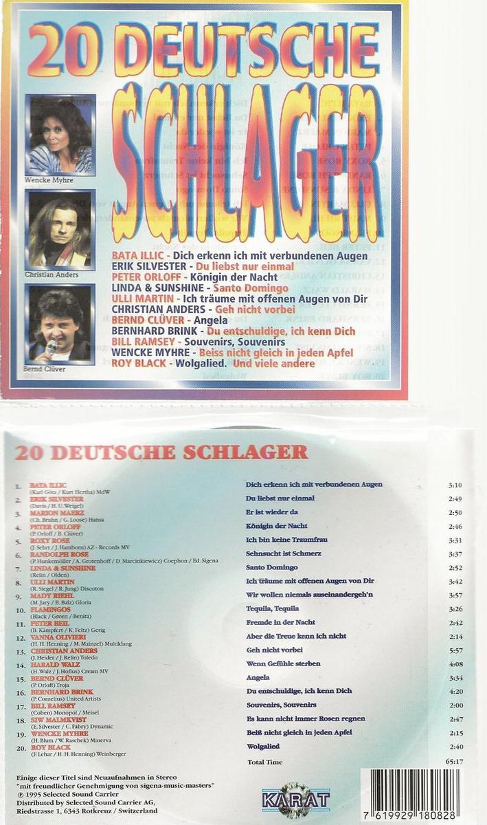 20 Deutsche Schlager