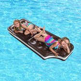 Opblaasfiguren - Inflatables Opblaasbare Biscuit - Bruin / Wit (185 x 75 x 28 cm)