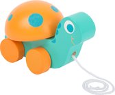 Trekfiguur dieren Schildpad - Houten speelgoed vanaf 1 jaar