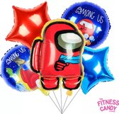 Folieballonnen- bekend videospel -luxe ballonnen - kinderfeestje -Set van 5 - 57x47 CM