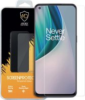 OnePlus Nord N10 screenprotector, MobyDefend Case-Friendly Gehard Glas Screensaver | Screen Protector / Glasplaatje Geschikt Voor: OnePlus Nord N10