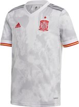 adidas Spanje Uit Sportshirt - Maat 128  - Unisex - wit - grijs - rood - geel