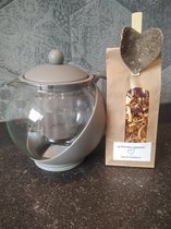 theepot - theefilter - losse thee - zoete tante - appeltaart-cadeau-