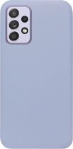 ADEL Premium Siliconen Back Cover Softcase Hoesje voor Samsung Galaxy A52(s) (5G/ 4G) - Lavendel Grijs