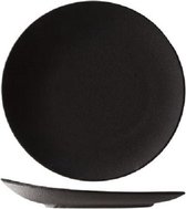 Cosy and Trendy Blackstone - Assiette à dîner - D21cm - Porcelaine - (lot de 6)