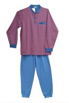 Gentlemen Heren Pyjama met knoopsluiting Bordeau - L