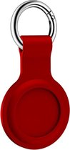 AirTag Sleutelhanger Hoesje Case Hanger - Silicoon - Red