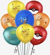 Pokemon ballonnen, Pikachu 10 stuks. Pokémon ballon , verjaardag
