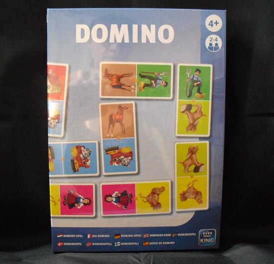 Nadruk Eigenaardig Auroch Domino, boerderij, kinderspelletje, domino spel, vanaf 4 jaar | Games |  bol.com