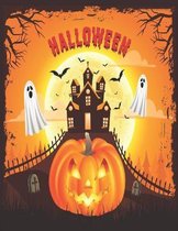 Halloween: Halloween Coloring Book For Kids Ages 2-5