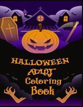 Halloween Adult coloring Book: Halloween Coloring Book For Adult Relaxation