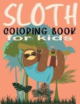 Sloth Coloring Book for Kids