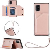 Luxe PU Lederen Wallet Case Geschikt Voor Apple iPhone SE 2020 - Portemonnee Back Cover Hoesje Met Multi Stand Functie - Kaarthouder Card Case Beschermhoes Sleeve Met Pasjes Houder