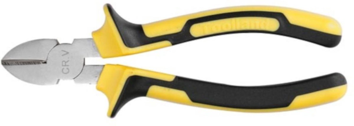 Toolland Zijsniptang, 7.5" (190 mm), voor precieze snedes, met comfortabele handvatten