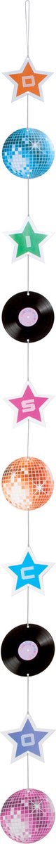 Hangdecoratie Disco 185 cm.