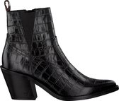 Scotch & Soda Dames Enkellaarsjes Abbey 75106 - Zwart - Maat 41