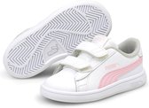 Puma Sneakers - Maat 20 - Unisex - wit - roze