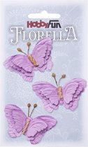 FLORELLA-Vlinders lavendel, 6cm