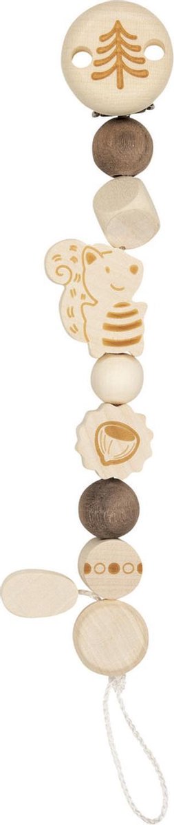 Heimess Fopspeenketting Eekhoorn Junior 21 Cm Hout Naturel