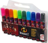 Incredibles Viltstiften - 10 stiften - Multicolour - Extra Dik - Tekenen - speelgoed - Nieuwste collectie