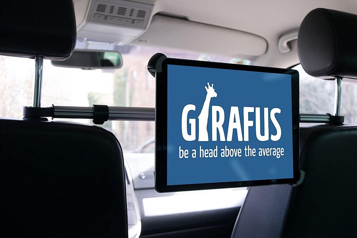 Girafus Relax H3 UNIVERSELE TABLET AUTOHOUDER met 9-10-11 Inch iPad SAMSUNG Galaxy DVD LCD AUTO MONTAGE TAB VAN HOOFDSTEUN Car mount