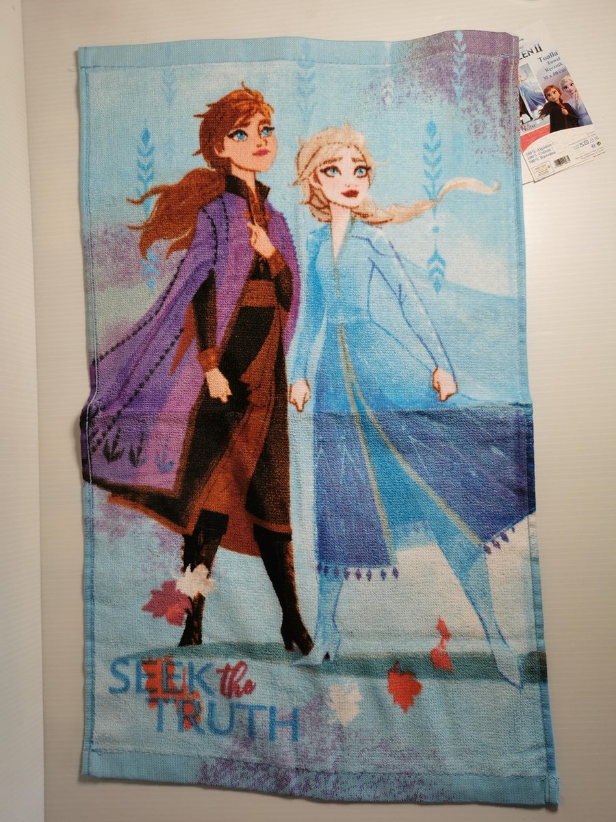 Gastendoekje Frozen 50x30cm 100% katoen Elsa & Anna