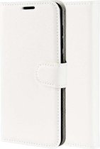 Samsung Galaxy S21 Ultra hoesje - MobyDefend Kunstleren Wallet Book Case - Wit - GSM Hoesje - Telefoonhoesje Geschikt Voor: Samsung Galaxy S21 Ultra