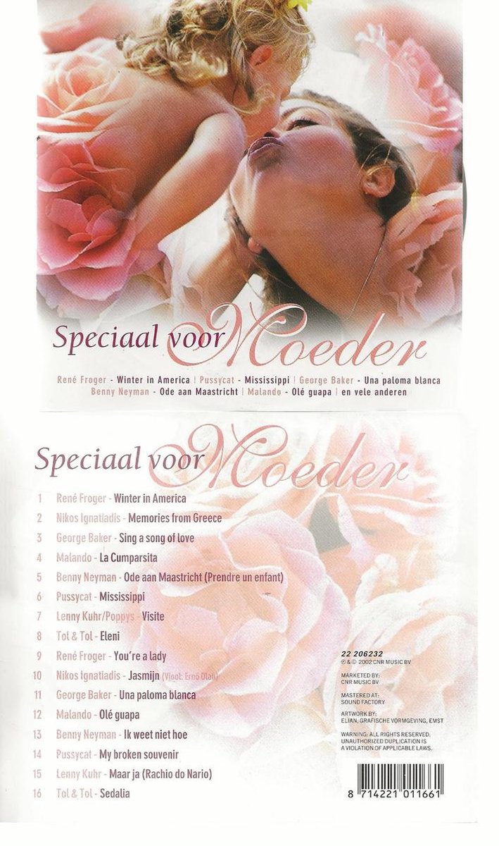 SPECIAAL VOOR MOEDER