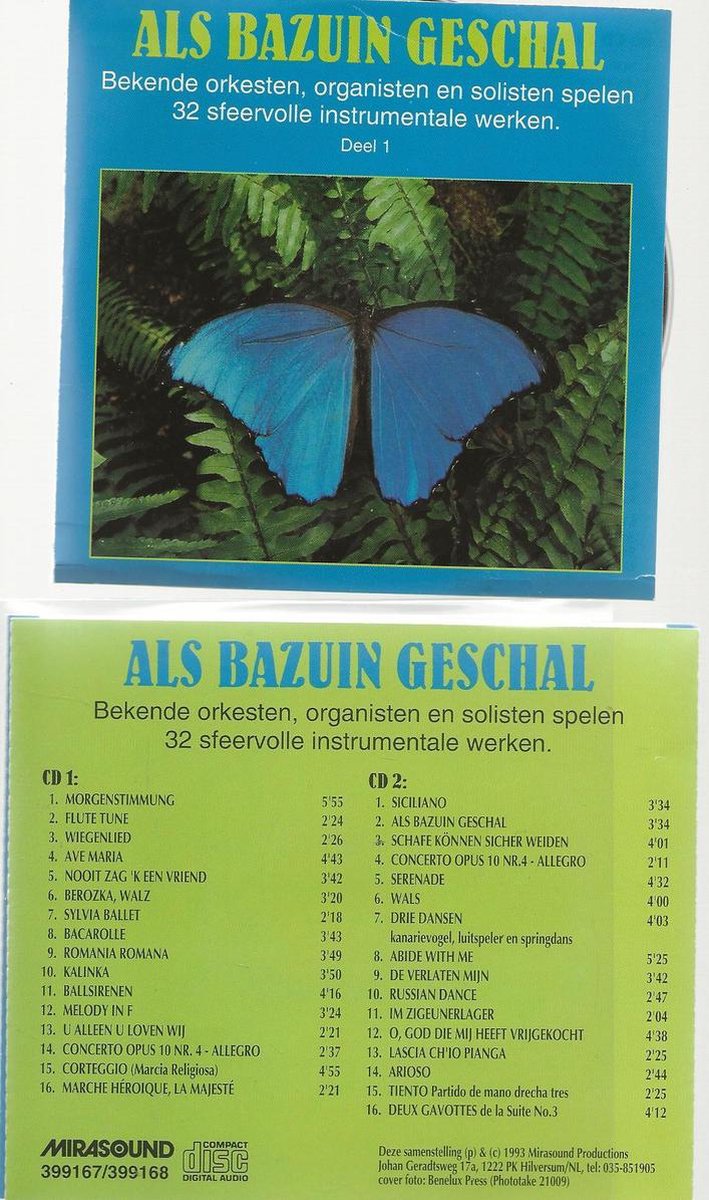 ALS BAZUIN GESCHAL - Instrumentale Werken
