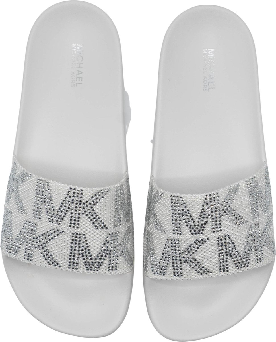 Michael Kors - Gilmore Slide - Optic White - Vrouwen - Maat 41