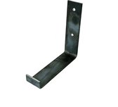GoudmetHout Industriële Plankdrager L-vorm UP 15 cm Per stuk - Staal - Zonder Coating - 4 cm x 15 cm x 15 cm