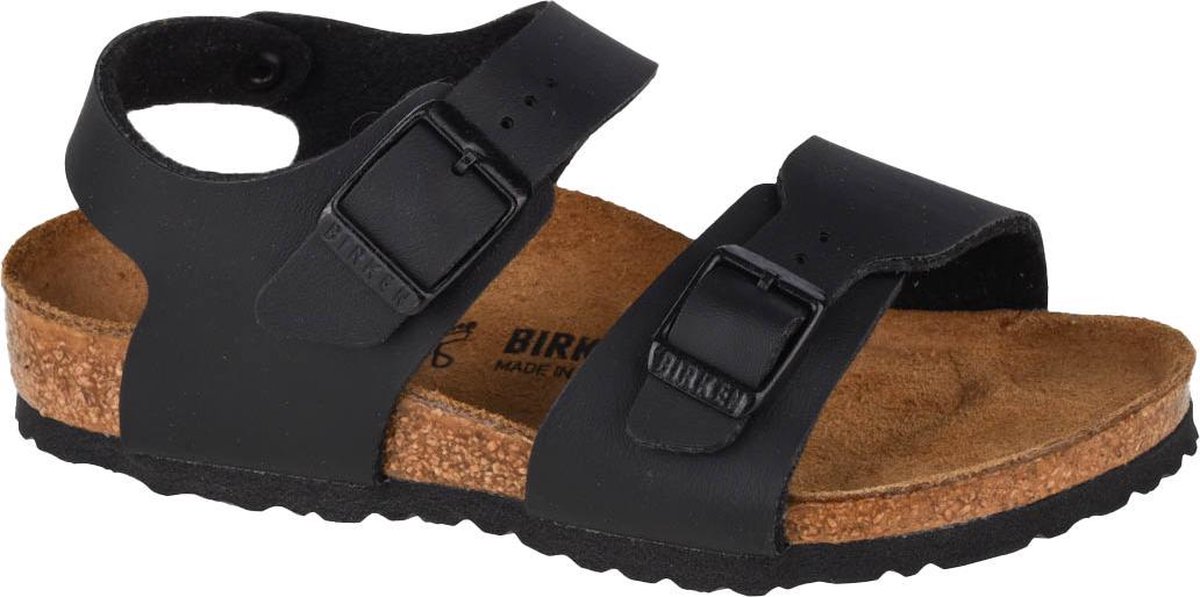 Birkenstock New York BF Kids 1005885 Kinderen Zwart sportsandalen