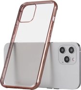 GEBEI Plating TPU schokbestendige beschermhoes voor iPhone 12 mini (goud)