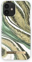 iDeal of Sweden Fashion Case iPhone 12 - 12 Pro Backcover hoesje - Cosmic Green Swirl