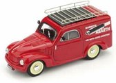 Fiat 500C Publicitaire Marmitte Abarth 1956 Red