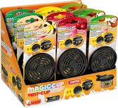 Magic cup Frutta Geurblikjes 12 stuks met ventilatie clip  (zelfde als california scents alleen geur anders )