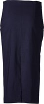 Dames rok stretch marine lang | Maat 36