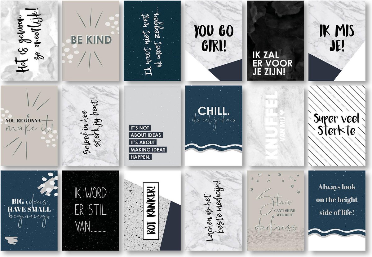 Ansichtkaarten set | postcards | postkaarten set | 18 stuks | willekeurig