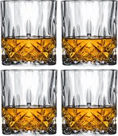 Cookinglife Whiskey Glazen / Cocktailglazen / Waterglazen Moray - 320 ml - 4 stuks