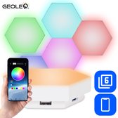 GeoLed ® Smartphone app hexagon | Led verlichting - Sfeerverlichting | RGB 6x Led panelen | Gaming accesoires