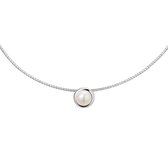 Glams Ketting Parel 1,25 mm 42 + 3 cm - Zilver