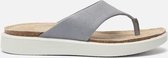 Ecco Corksphere slippers zilver - Maat 37