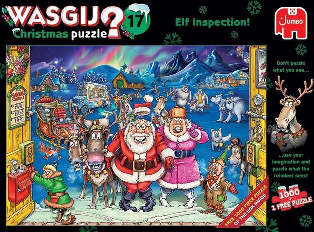Nationaal Bepalen verkwistend Wasgij Christmas 17 Elfinspectie puzzel - 2x1000 stukjes | bol.com