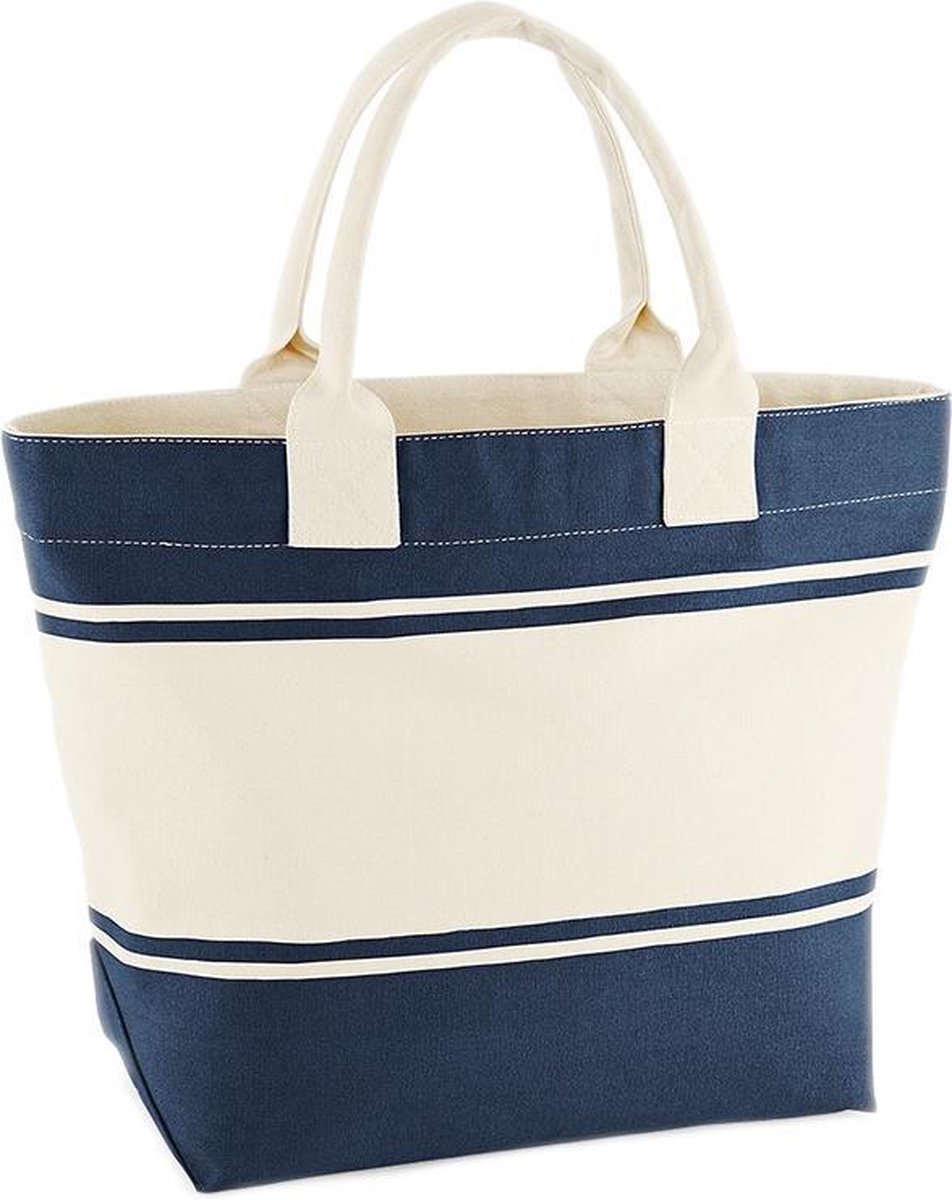 Quadra Dames/dames Canvas Deck Zak (Navy/Off Wit)