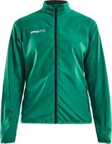 Craft Rush Wind Jacket Dames - sportjas - groen - maat M