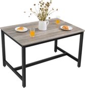 Segenn's Lombard Eettafel - 4 personen - Eetkamertafel - Greige Zwart - 120 x 75 x 75 cm